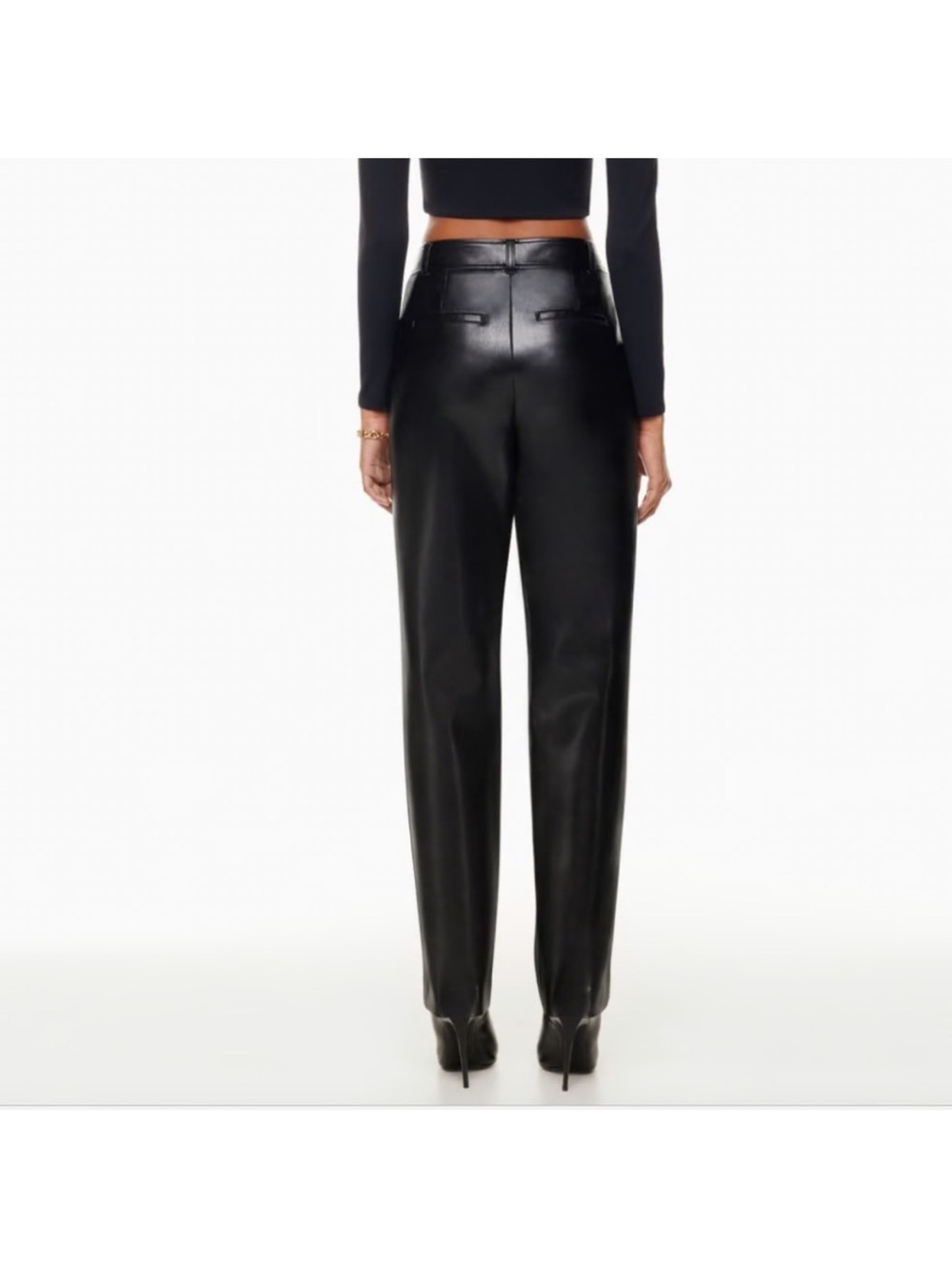 Babaton Command Vegan Leather Pants! - Picture 2 of 4